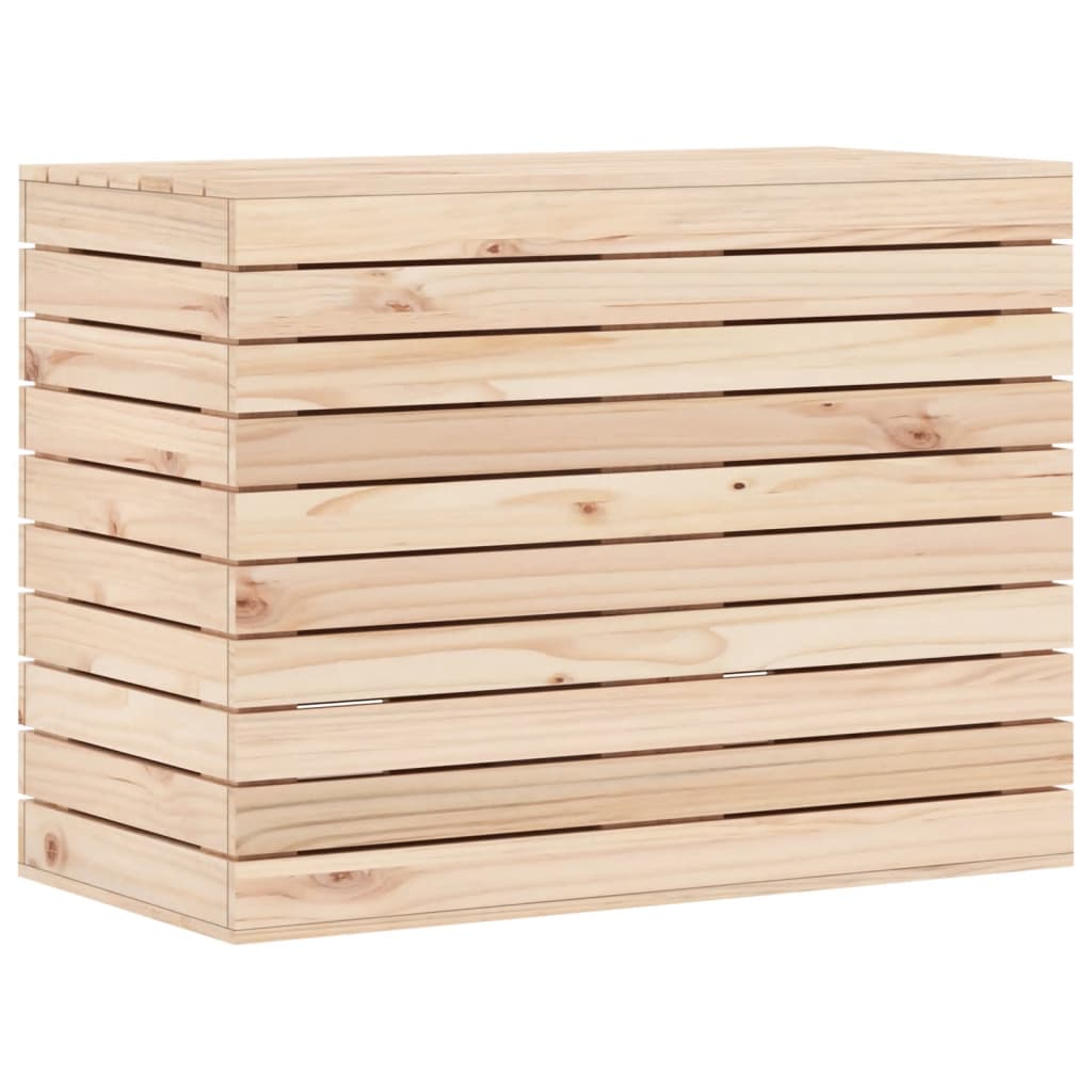 vidaXL Laundry Basket 17.3"x17.3"x26" Solid Wood Pine